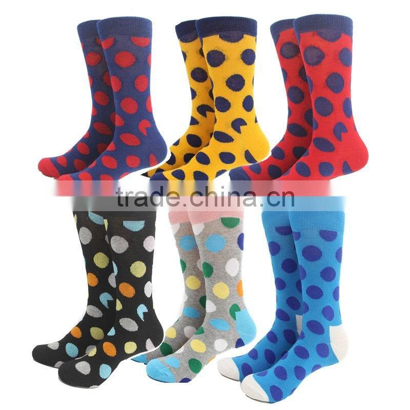 2017 fashion man cotton casual dress custom sock