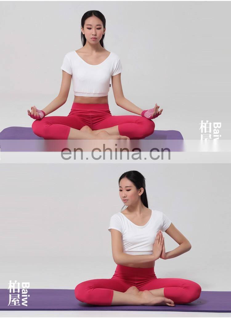 116172014 Jazz Dance Tops With lining Fitness Top