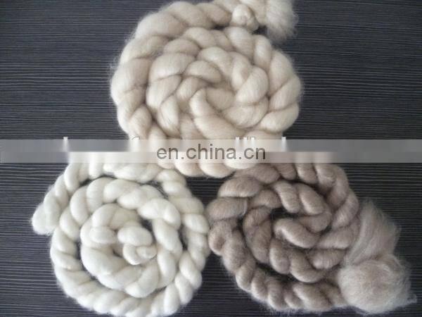 100% pure dehaired Mongolian cashmere fiber tops