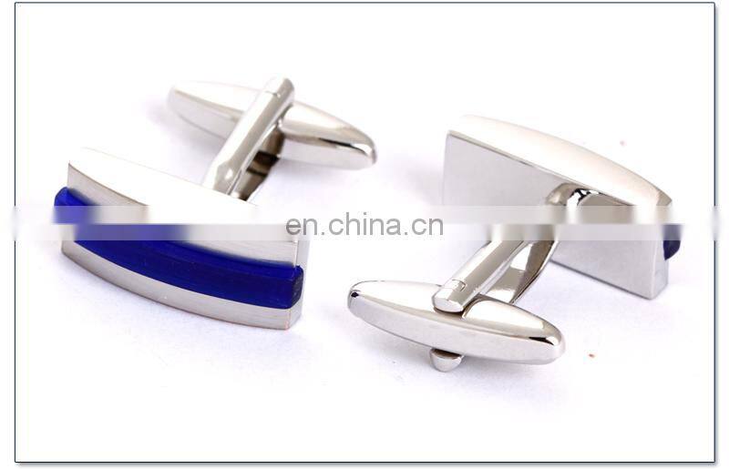 2015 Fashion Blue stone Cufflink Men's Gift