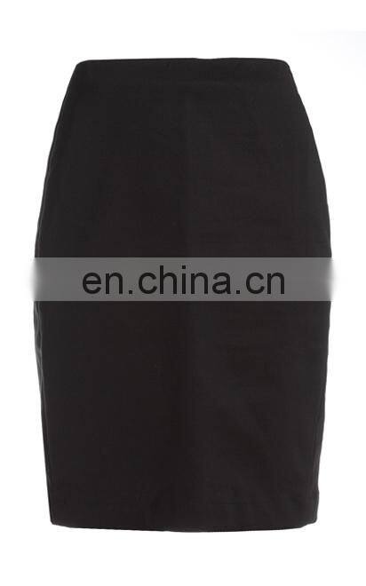 2014 elegant autumn european fashion style cotton single color high waist pencil midi pattern skirt for women