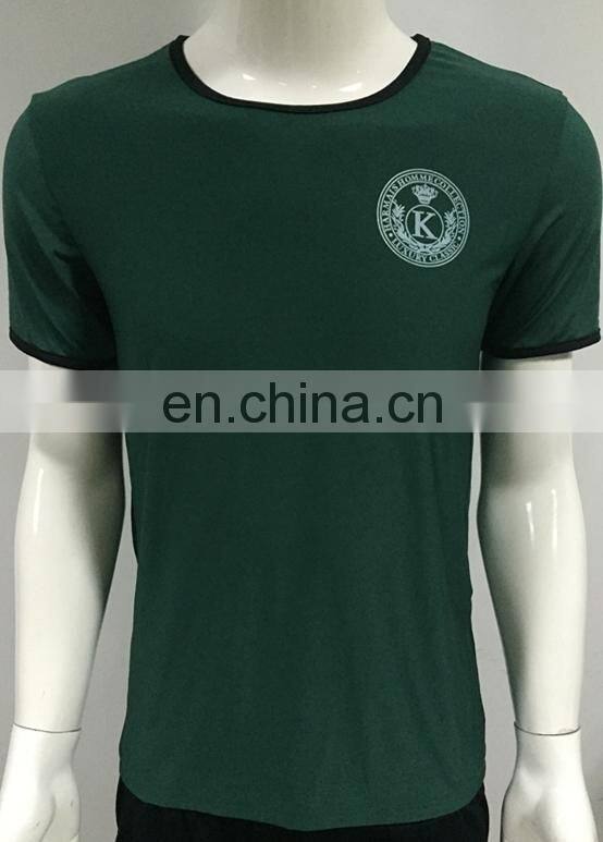 Luxury classic Men's T-shirt, Home collection,Dark Blue T-shirt with cilcle neck