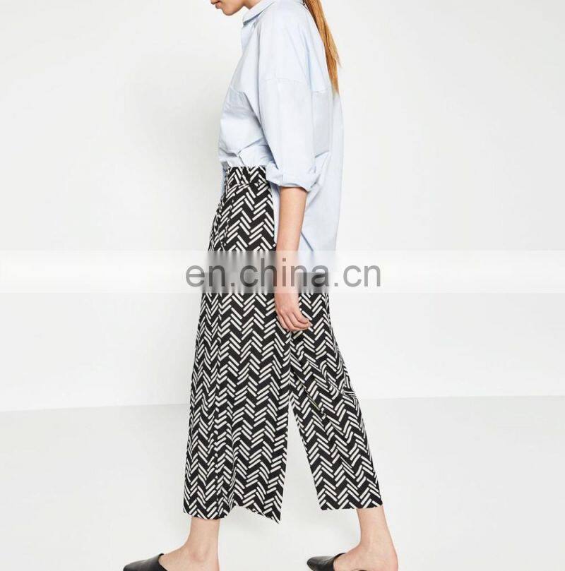 New design casual ruffle pants 2016