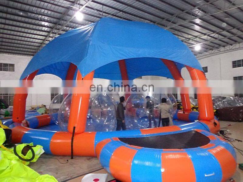 2017 giant inflatable pool float Swimming Pool Cover Tent For Sale