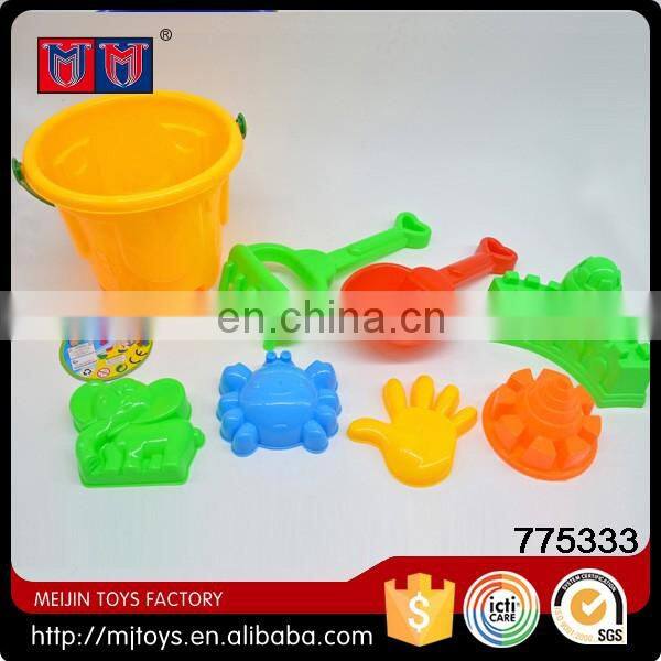 Meijin Hot selling cheap plastic colorful sand beach toys set for sale
