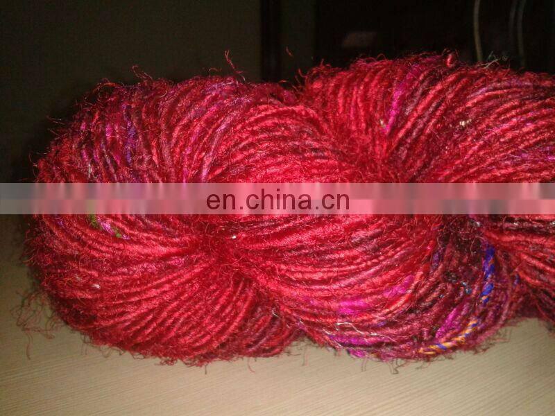 Recycled Sari Silk Yarn