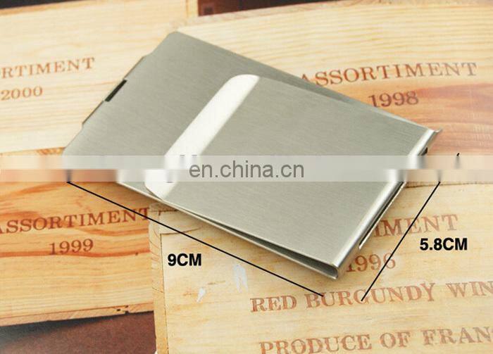 Stainless steel multifunction money clip bottle opener