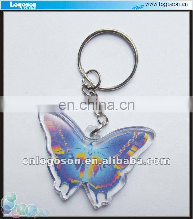 Cheapest Ukraine souvenir promotional metal keychain free samples with customized Logo