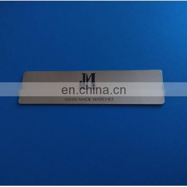 custom shape adhesive aluminum metal car 3M sticker
