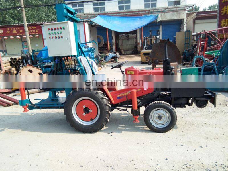 2018 new design and good performance portable water well drilling equipment 300m deep