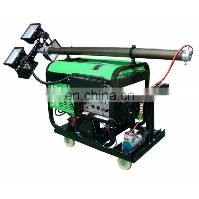 movable light mast tower