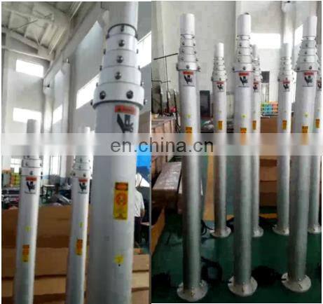 6.5m lightweight pneumatic pole telescopic mast light mast