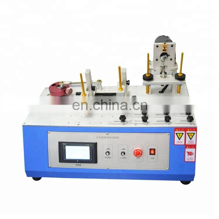 Enameled wire continuity tester angle bending test machine wire folding strength tester plug cord cable bending flexing tester