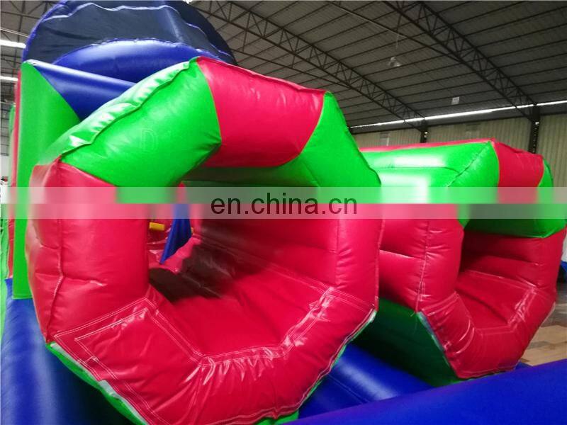Children Outdoor inflatable assault course party for sale