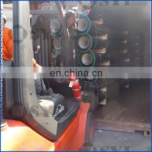 water pressure test ductile iron pipe
