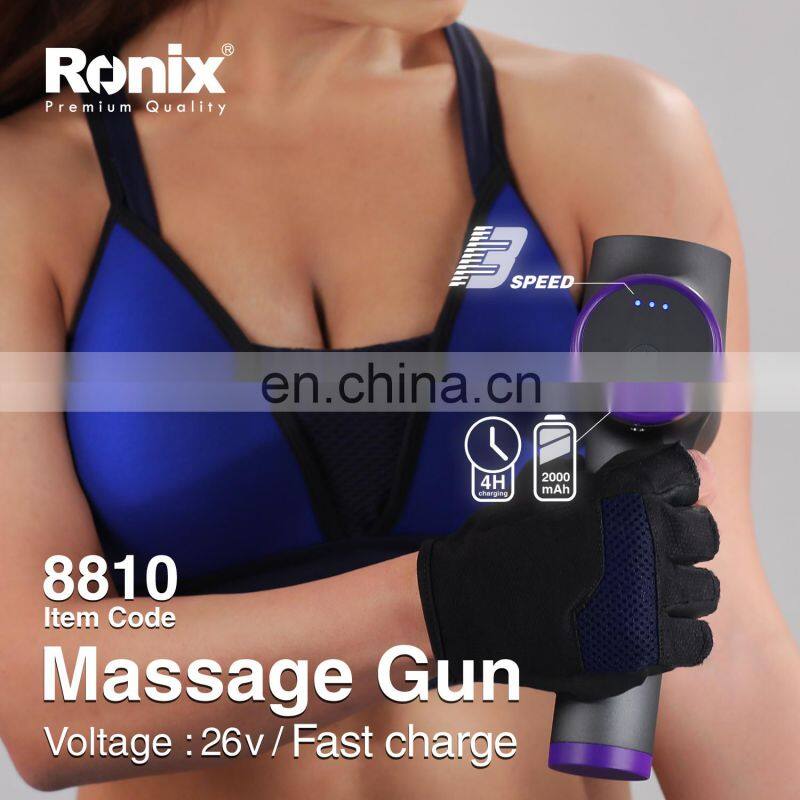 Free Massage Heads 26V Quiet Water-Proof Easy Handle Chinese Cordless Muscle Massager Massage Gun