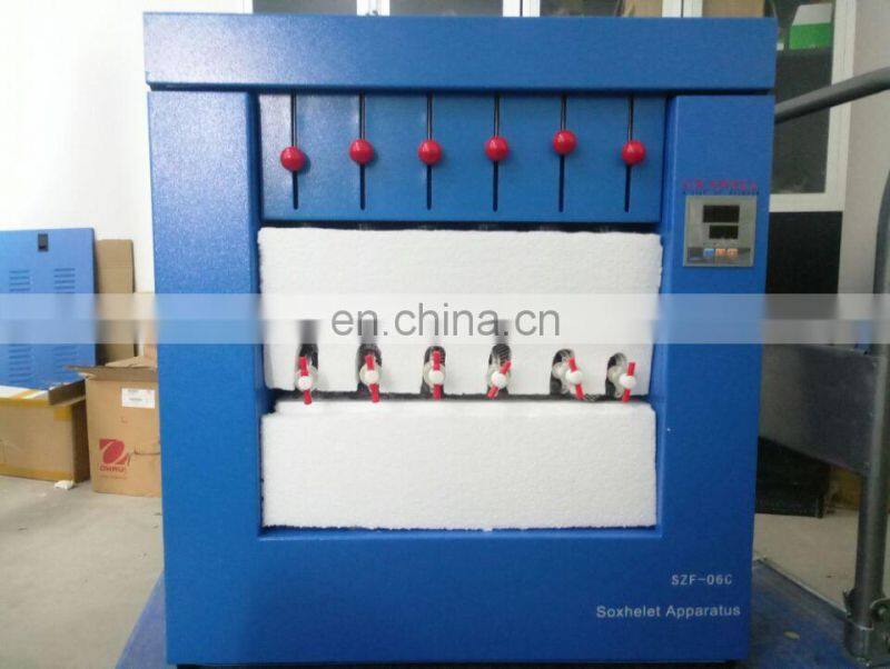SZF-06A/DW-SZF-06C Soxhelet Apparatus body fat analyzer