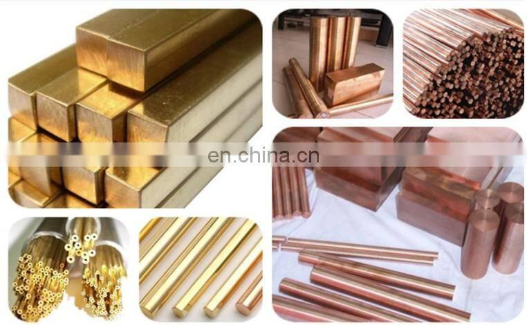 Horizontal continuous casting machine for copper/brass scrap