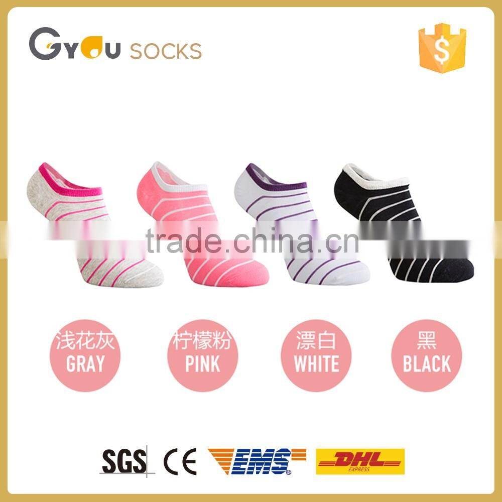 Cheap Women and young girls Stripes cotton ankle short socks
