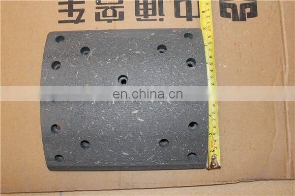 Brake shoe lining material for Zhongtong 153 bus rear brake block
