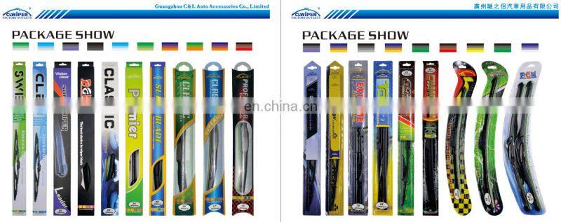 CLWIPER CL907 Wholesale Soft Multifunctional auto windscreen car wiper blade manufacturer with 16 adapters