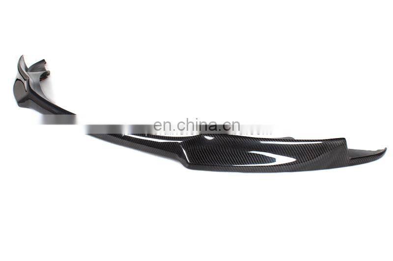 V Style Carbon Fiber 3 Series E92 M3 Auto Front Bumper Lip For BMW 07-11