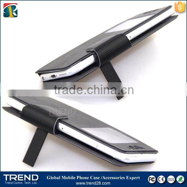 universal kickstand wallet leather case for cell iphone