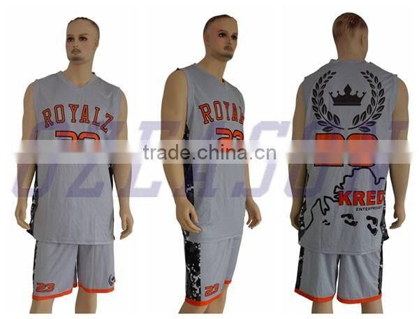 Custom made cheap jersey basketball team uniforms