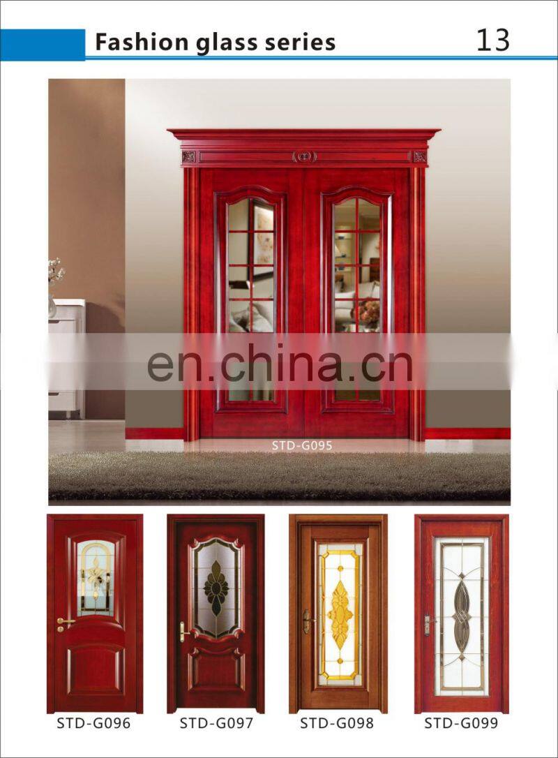 China manufacturer's price free sample apartment/hotel project gray Teak Door