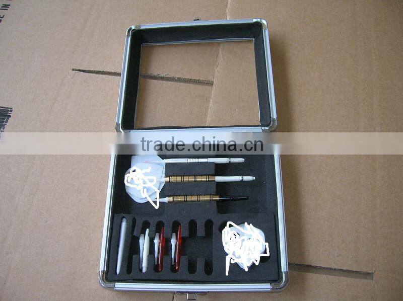 Aluminium dart box/small aluminum game box/dart whole set box