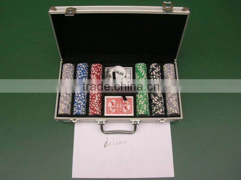 Poker Chip Set,poker chips aluminum case,casino poker chips aluminum foil