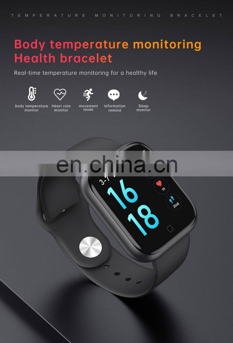 T80S Smart Watch Women Men Sports Fashion Ip68 Waterproof Fitness Tracker Heart Rate Smartwatch