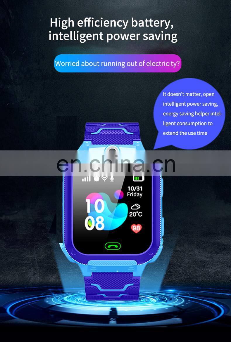 SOS Kids Anti-lost Alarm Clock Remote Monitor Smartwatch Mobile Phone Watch 2G Smart Watch Android SIM Card