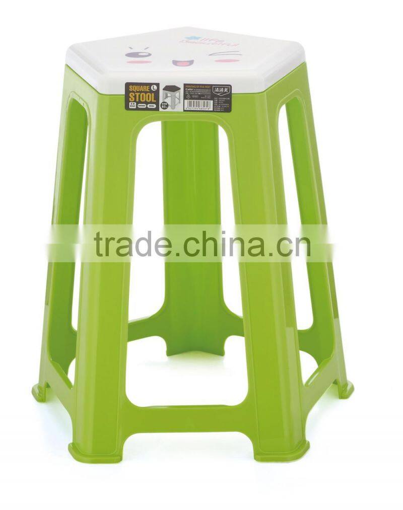 Colorful Plastic Stools with legs