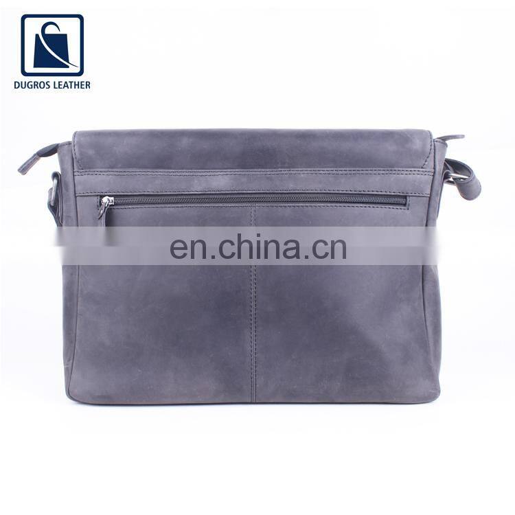 Bulk Quantity Supplier of Anthracite Fitting Men Genuine Leather Business Bag from India