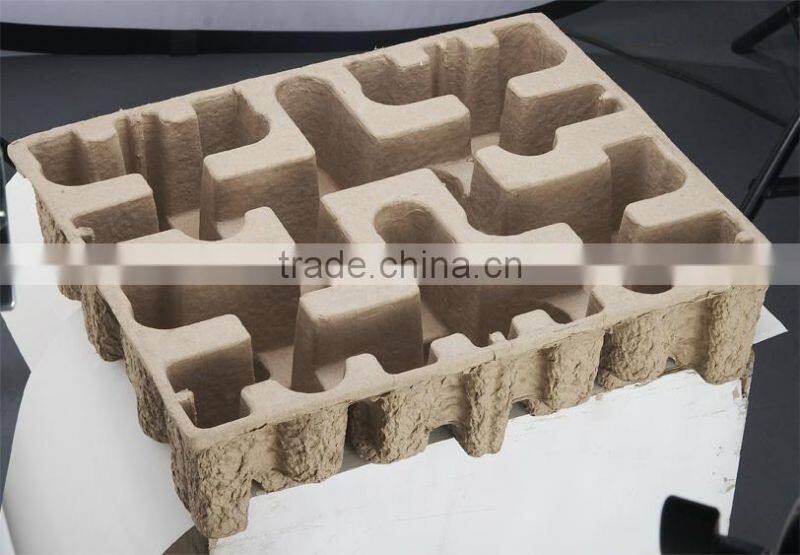 recycled biodegradable molded pulp trays for hardware