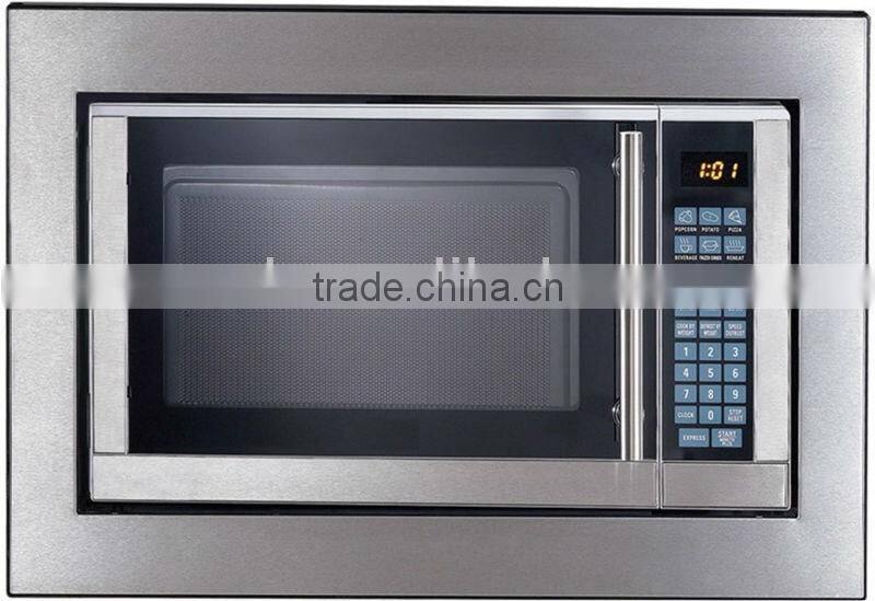 white/silver/black portable mechanical microwave oven
