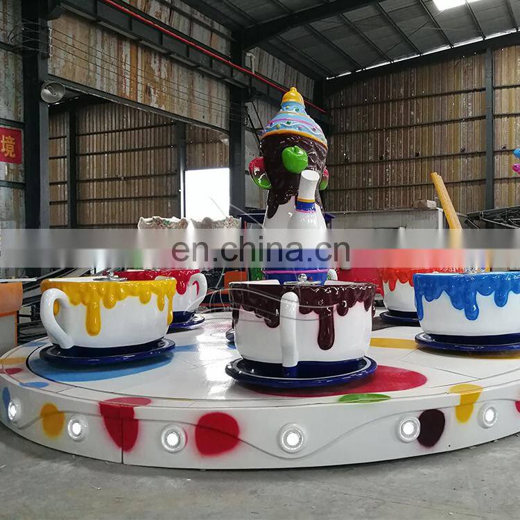 Amusement park equipment Indoor children rides Tea cup and saucer rides