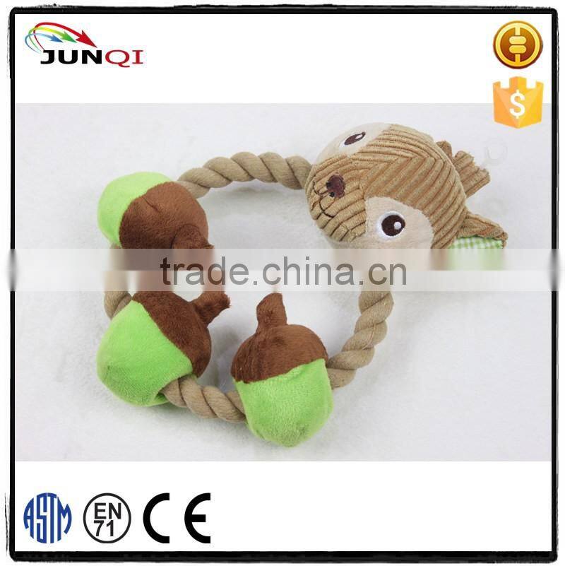 Wholesale Factory Hot Selling Various Plush Toys Animal Rope Toy Dog