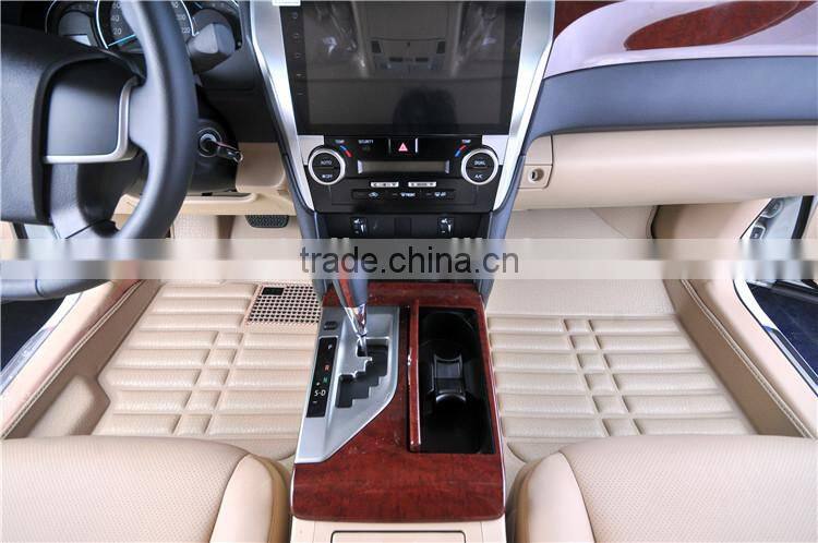 China factory popular beige car kick mat 3d car mat