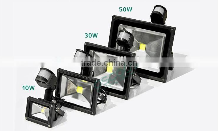 Underwater floodlight Outdoor 10w Motions sensor led flood lighting
