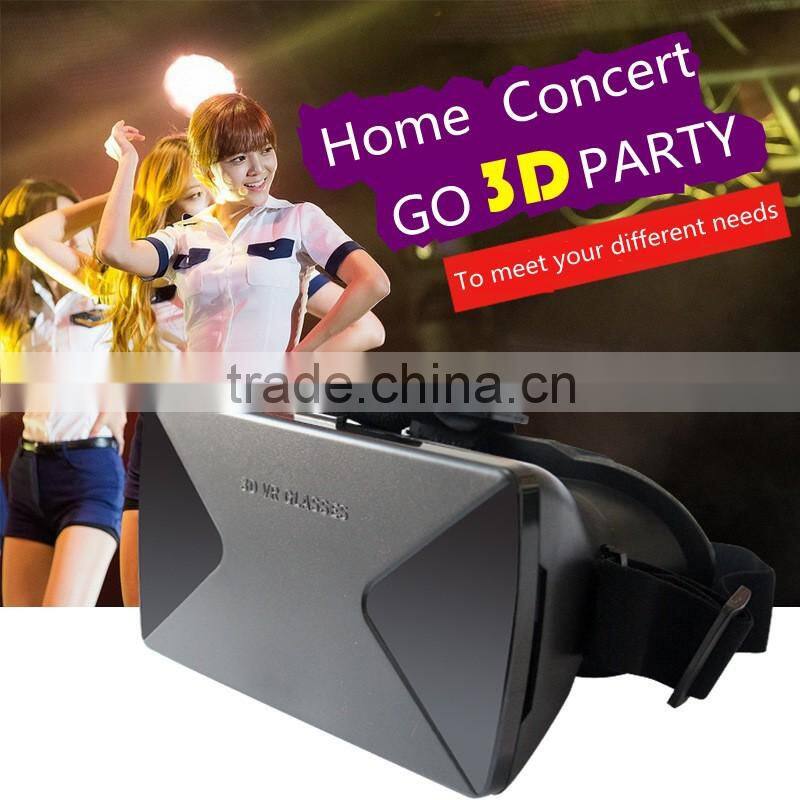 2016 new product Adjust Cardboard VR BOX Virtual Reality 3D Glasses For iPhone 6 Samsung 4.7~6inch