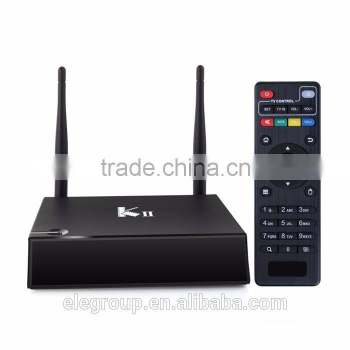 4k satellite receiver Amlogic S812 KII android 4.4 quad core tv box 2.4G 5G metal housing 4k android tv box k2 k ii