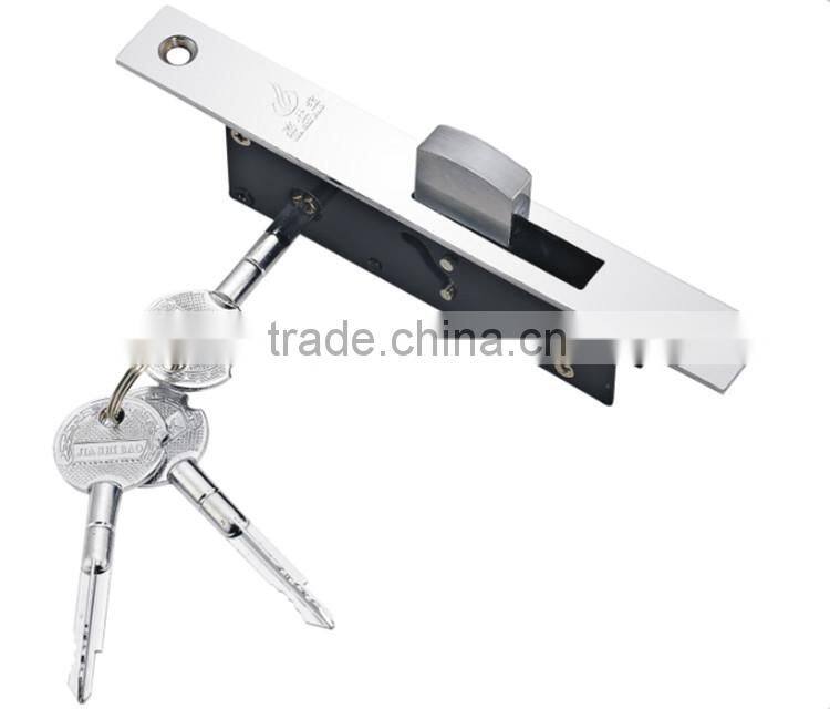 Different quality iron or zinc alloy or stainless steel material rolling sliding door lock for luxury door