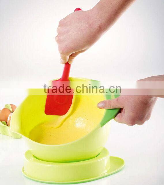 food grade silicone cooking colorful silicone spatula set kitchenware