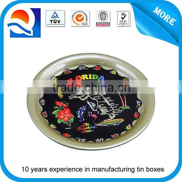 food grade serving tin tray/house food tin tray