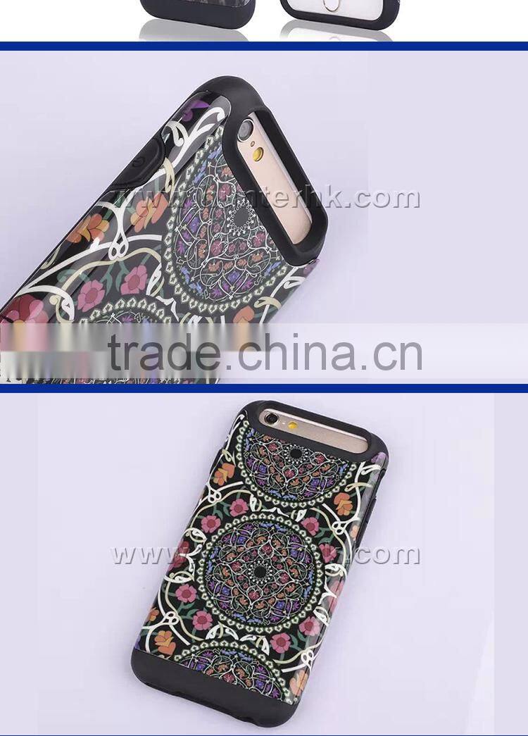 AAA Quality Printed 2 in 1 PC+TPU Case For iphone6