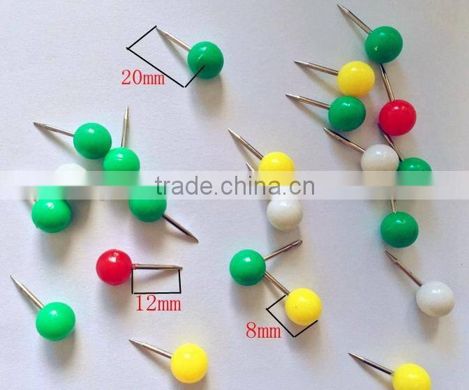 Wholesale Plastic Head Push PIns, Map Push Pins, Thumb Tacks,,Ball Head Pins With Good Use