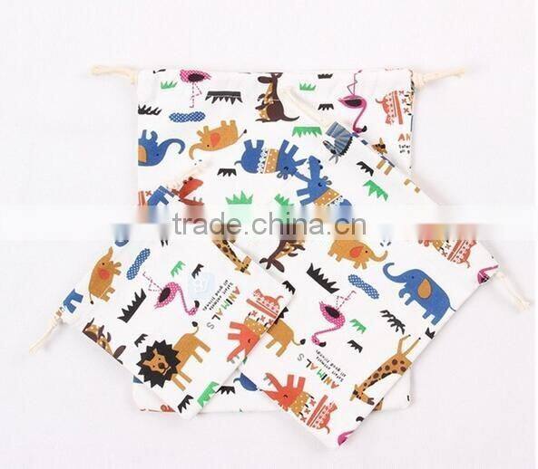 Canvas Storage Bags Laundry Pouch Wash bag organizer