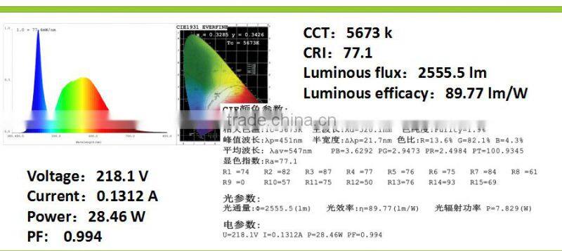 extrusion aluminum 70*140 lens led street light module 30w without driver